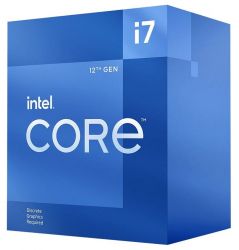  Intel Core i7 (LGA1700) i7-12700F, Box, 12x2.1 GHz (Turbo Boost 4.9 GHz, 20 ), L3 25Mb Smart Cache, Alder Lake, 10 nm, TDP 65W (BX8071512700F) -  1