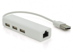   USB <-> Ethernet, 100/1000 Mbps, 3xUSB2.0 (U2-3U) -  1
