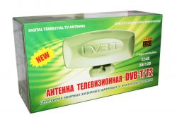 TV-антенна эфирная DVB-T/T2 PL-12 5V 32dB