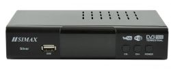 TV-тюнер внешний автономный SIMAX Silver DVB-T2, метал