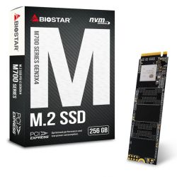 Твердотельный накопитель M.2 256Gb, Biostar M720, PCI-E 4x, 3D TLC, 3350/1300 MB/s (M720-256GB) - Картинка 1