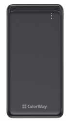 УМБ ColorWay 10000 mAh Black Slim (CW-PB100LPG3BK-PD)