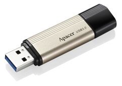 USB 3.0 Flash Drive 16Gb Apacer AH353 Champagne Gold (AP16GAH353C-1) -  1