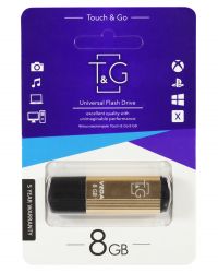 USB Flash Drive 8Gb T&G 121 Vega series Gold (TG121-8GBGD)