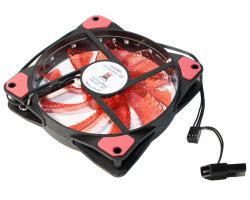 ���������� 120 mm Cooling Baby 12025BRL 120x120x25��, BB, 22��, 12V, 1000 ��/��, LED red, ����������, 3-pin+4-pin(Molex)(12025BRL)