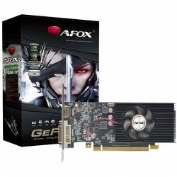 Видеокарта GeForce GT1030, AFOX, 2Gb GDDR5, 64-bit, DVI/HDMI, 1468/6000 MHz, Low Profile (AF1030-2048D5H7)