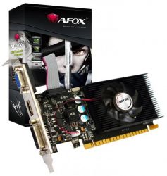 Видеокарта GeForce GT220, AFOX, 1Gb GDDR3, 128-bit, VGA/DVI/HDMI, 668/1333 MHz, Low Profile (AF220-1024D3L4)