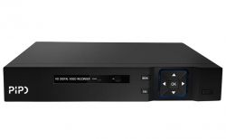 Видеорегистратор Pipo PP-XVR2104CM (4 каналов видео и 4 аудио). Поддерживаются 1xRJ45, 2хUSB 2.0, 1хRS485, 1хRS232, 1xHDD, 345 х 273 х 75 мм