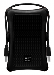    1Tb Silicon Power Armor A30, Black, 2.5", USB 3.2 (SP010TBPHDA30S3A) -  1