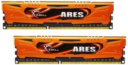 ' 8Gb x 2 (16Gb Kit) DDR3, 1600 MHz, G.Skill Ares, Orange, 10-10-10-30, 1.5V,   (F3-1600C10D-16GAO)