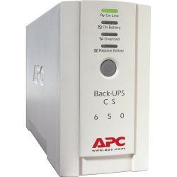  APC Back-UPS 650, White, 650VA / 400 , 4xC13, USB,    , 284x165x91 , 6 ,   RBC17 (BK650EI) -  1
