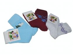 Шкарпетки дитячі махрові (10пар) асорті 161822р. ТМ МM