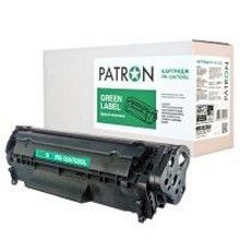  PATRON GREEN Label PN-12A/703GL HP 12A (Q2612A), LJ 1010/1020/1022/3015/3020, Black