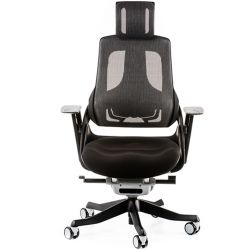 Офисный стул Special4You WAU BLACK FABRIC, CHARCOAL NETWORK - Картинка 7