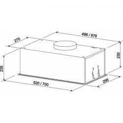 Витяжка ELEYUS INTEGRA 1200 LED 52 BL - Картинка 5