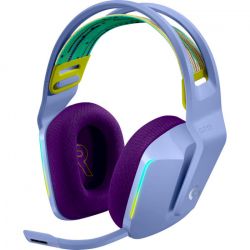  Logitech G733 Lightspeed Wireless RGB Gaming Headset Lilac (981-000890)