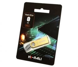 USB Flash Drive 8Gb Hi-Rali Shuttle series Gold / HI-8GBSHGD -  1