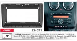 ����� ��������� Carav 22-521 Nissan Almera, Tiida, X-trail, Qashqai, Patrol, Juke, Cube