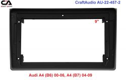   CraftAudio AU-22-457 Audi A4 (B6) 2000-2006, A4 (B7) 2004-2009 9" + 