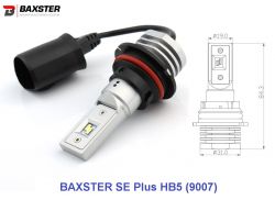   Baxster SE Plus HB5 9007 6000K (2)