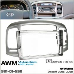   AWM 981-01-558 Hyunday Accent 2006+(2-DIN) -  1