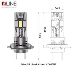   Qline SA (Small Active) H7 6000K (2)