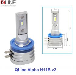  Qline Alpha H11Bv2 6000K (2) -  1