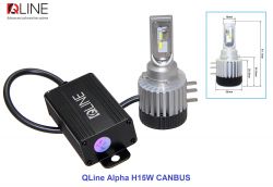   Qline Alpha H15W CanBus 6000K (2) -  1