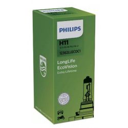   Philips H11 LongLife EcoVision, 1/ 12362LLECO1 -  1