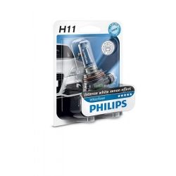   Philips H11 WhiteVision +60%, 3700K, 1/ 12362WHVB1