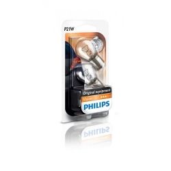Лампа накаливания Philips P21W, 2шт/блистер 12498B2
