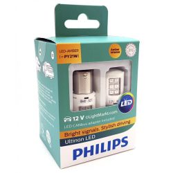   Philips PY21W LED 12V + Smart Canbus 11498ULAX2 White