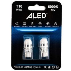  LED ALed T10 (W5W) white (2) -  1