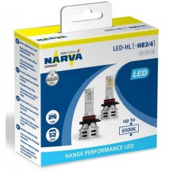   Narva HB3/HB4 12/24v 6500K X2 18038 Range Performance -  1