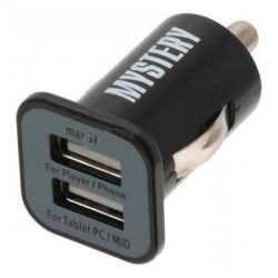 Зарядное устройство USB Mystery MUC 2/3A 12/5V 3А