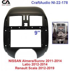   CraftAudio NI-22-178 NISSAN Almera/Sunny 2011-2014 9" -  1