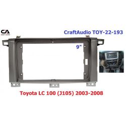   CraftAudio TOY-22-193 Toyota LC 100 (J105) 2003-2008 9"
