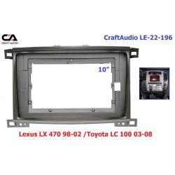   CraftAudio LE-22-196 Lexus LX 470 98-02 / Toyota LC 100 03-08 10"