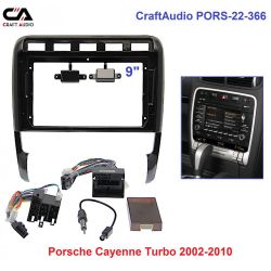   CraftAudio PORS-22-366 Porsche Cayenne Turbo 2002-2010 9" -  1
