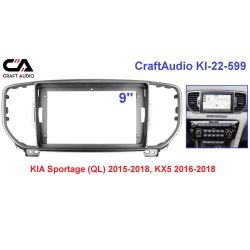  CraftAudio KI-22-599 KIA Sportage (QL) 2015-2018, KX5 2016-2018 9"