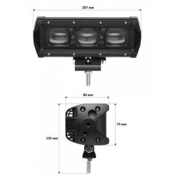 ������������ ���� OPPLIGHT 30watt 10-30V IP68 (opl-lsb-lens-30W)