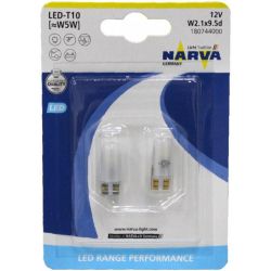  LED Narva W5W 12V W2,1x9,5d LED 0,6W 6000K (2 ) 180744000 -  1