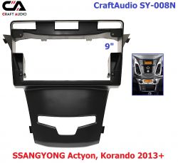  CraftAudio SY-008N SSANG YONG Actyon 2013+, Korando 2013+ 9" -  1