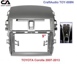   CraftAudio TOY-008N TOYOTA Corolla 2007-2013 9" -  1