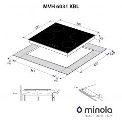 Электрическая варочная поверхность Minola MVH 6031 KBL - Картинка 8