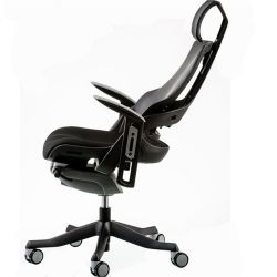 Офисный стул Special4You WAU BLACK FABRIC, CHARCOAL NETWORK - Картинка 9