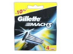 Змінні картриджі для гоління GILLETTE Mach 3 (4 шт)