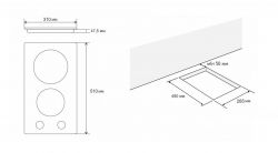 Газова варильна поверхня ELEYUS VIRO 30 WH CF - Картинка 7