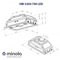  MINOLA HBI 5204 BL 700 LED -  9