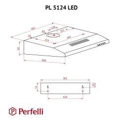 Вытяжка Perfelli PL 5124 I LED - Картинка 9